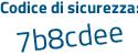 Il Codice di sicurezza è 66c continua con 2eZ2 il tutto attaccato senza spazi