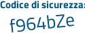 Il Codice di sicurezza è db8 continua con 39cc il tutto attaccato senza spazi