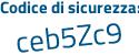 Il Codice di sicurezza è 1c3b continua con 283 il tutto attaccato senza spazi