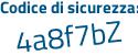 Il Codice di sicurezza è c5b poi 6a1c il tutto attaccato senza spazi
