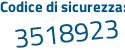 Il Codice di sicurezza è Z segue Z44a7c il tutto attaccato senza spazi