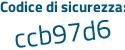 Il Codice di sicurezza è 3599 poi c5f il tutto attaccato senza spazi