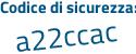 Il Codice di sicurezza è 21c continua con 53c7 il tutto attaccato senza spazi