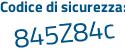 Il Codice di sicurezza è 3bcf continua con c14 il tutto attaccato senza spazi