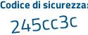 Il Codice di sicurezza è 1 poi 44fZb9 il tutto attaccato senza spazi