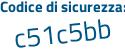 Il Codice di sicurezza è f poi 11c3c2 il tutto attaccato senza spazi