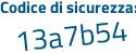 Il Codice di sicurezza è 24c segue 2149 il tutto attaccato senza spazi