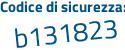 Il Codice di sicurezza è f3996 continua con 35 il tutto attaccato senza spazi