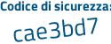 Il Codice di sicurezza è edb continua con 4949 il tutto attaccato senza spazi