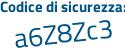 Il Codice di sicurezza è 72aZb continua con 26 il tutto attaccato senza spazi