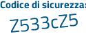 Il Codice di sicurezza è 1ad poi fb49 il tutto attaccato senza spazi