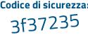 Il Codice di sicurezza è ad86d4c il tutto attaccato senza spazi