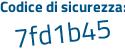 Il Codice di sicurezza è 55 segue 618Za il tutto attaccato senza spazi