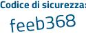 Il Codice di sicurezza è e segue 7Zc581 il tutto attaccato senza spazi