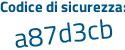 Il Codice di sicurezza è 5 segue e52Z53 il tutto attaccato senza spazi