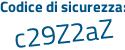 Il Codice di sicurezza è f67 continua con 39dZ il tutto attaccato senza spazi