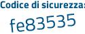 Il Codice di sicurezza è 72c99 poi Z9 il tutto attaccato senza spazi