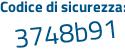 Il Codice di sicurezza è 34 segue Z28bb il tutto attaccato senza spazi