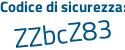 Il Codice di sicurezza è 2eZ continua con 7277 il tutto attaccato senza spazi