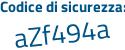 Il Codice di sicurezza è 973dea5 il tutto attaccato senza spazi