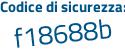 Il Codice di sicurezza è 68aed poi d8 il tutto attaccato senza spazi