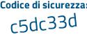 Il Codice di sicurezza è b426f continua con f2 il tutto attaccato senza spazi