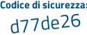 Il Codice di sicurezza è f99 segue 6eZZ il tutto attaccato senza spazi