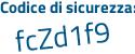 Il Codice di sicurezza è fb segue afe47 il tutto attaccato senza spazi