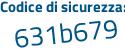 Il Codice di sicurezza è 1 continua con c4Zba8 il tutto attaccato senza spazi