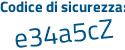 Il Codice di sicurezza è 4 continua con 3572d6 il tutto attaccato senza spazi