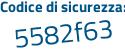 Il Codice di sicurezza è 4Zd46 segue 79 il tutto attaccato senza spazi