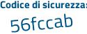 Il Codice di sicurezza è 53b31a9 il tutto attaccato senza spazi