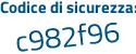 Il Codice di sicurezza è 75Z2b poi ea il tutto attaccato senza spazi