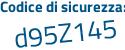 Il Codice di sicurezza è ceaee84 il tutto attaccato senza spazi