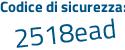 Il Codice di sicurezza è 335c11a il tutto attaccato senza spazi