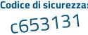 Il Codice di sicurezza è df8f poi 274 il tutto attaccato senza spazi