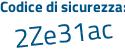Il Codice di sicurezza è ec787 continua con 23 il tutto attaccato senza spazi