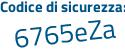 Il Codice di sicurezza è 21c1ec3 il tutto attaccato senza spazi