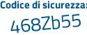 Il Codice di sicurezza è 3Z5b continua con 157 il tutto attaccato senza spazi