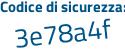 Il Codice di sicurezza è 457 segue 992e il tutto attaccato senza spazi