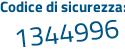 Il Codice di sicurezza è 2e7 segue bafe il tutto attaccato senza spazi