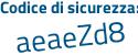 Il Codice di sicurezza è da segue 1d61d il tutto attaccato senza spazi
