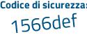 Il Codice di sicurezza è 8e733Zb il tutto attaccato senza spazi