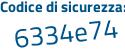 Il Codice di sicurezza è f poi 9c9eb9 il tutto attaccato senza spazi