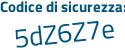 Il Codice di sicurezza è bef9561 il tutto attaccato senza spazi