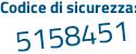 Il Codice di sicurezza è 6dcc56b il tutto attaccato senza spazi