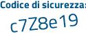 Il Codice di sicurezza è dZ1edfZ il tutto attaccato senza spazi