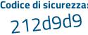 Il Codice di sicurezza è 5cZ continua con aedb il tutto attaccato senza spazi