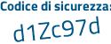 Il Codice di sicurezza è 9 continua con 465fa3 il tutto attaccato senza spazi