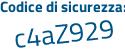 Il Codice di sicurezza è b97f5 segue 36 il tutto attaccato senza spazi